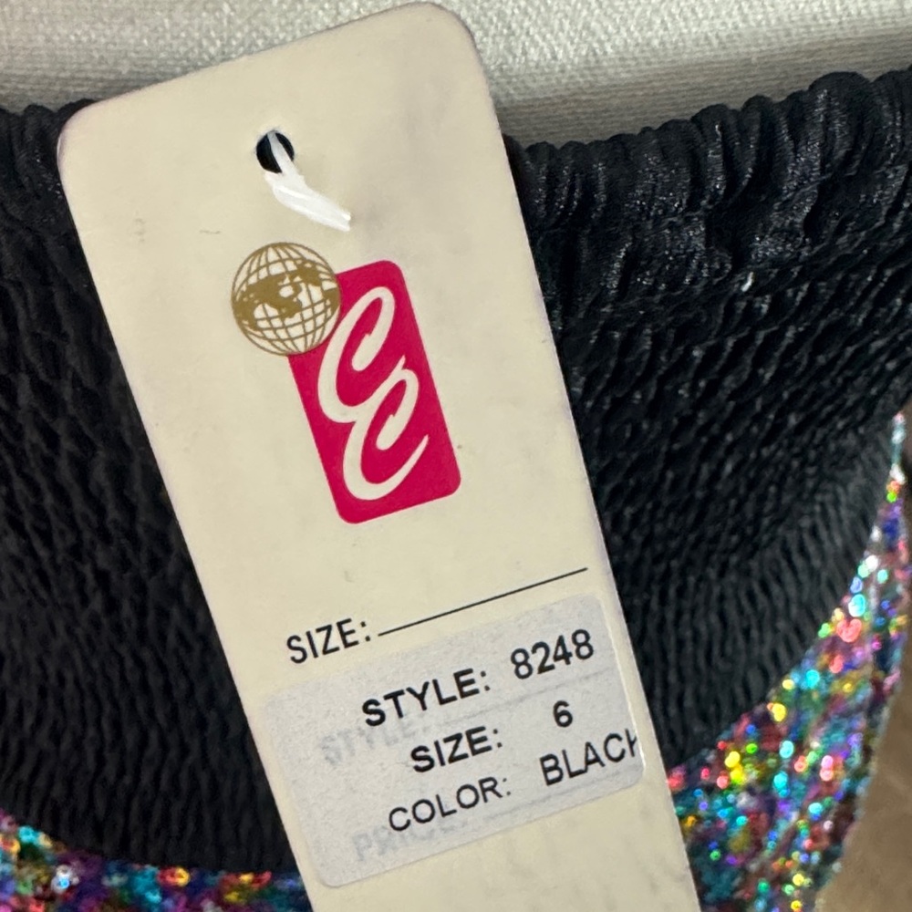 Sequin Mini -  Chi Chi London Colorful Sequin Halter Party Dress - NWT - Sz 6 - Picture 2 of 4
